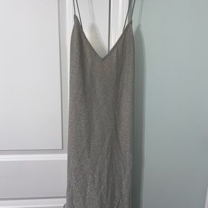 Slimming sparkly dress